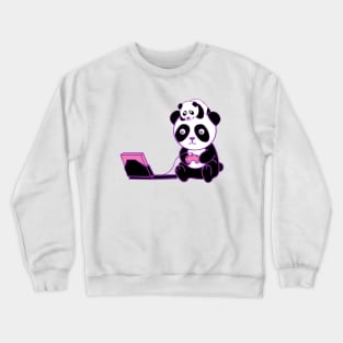 Dual Gaming Panda Crewneck Sweatshirt